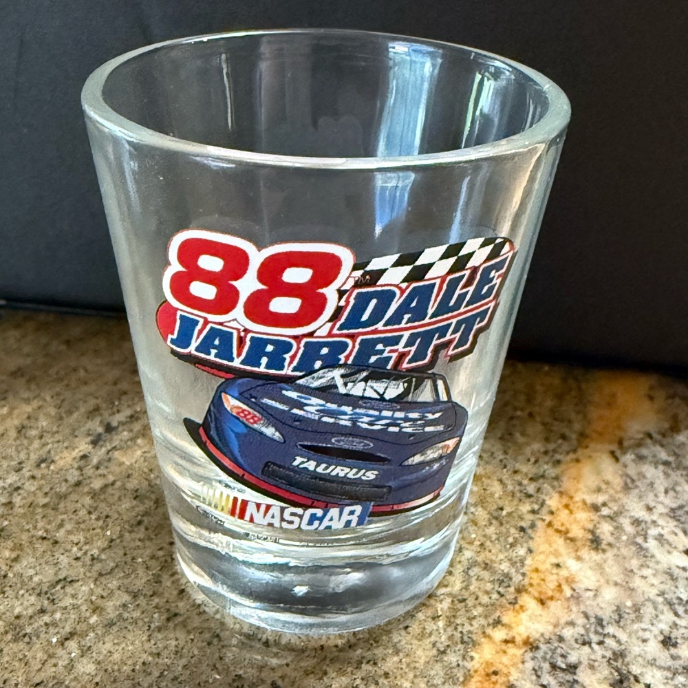 Dale Jarrett shot glass